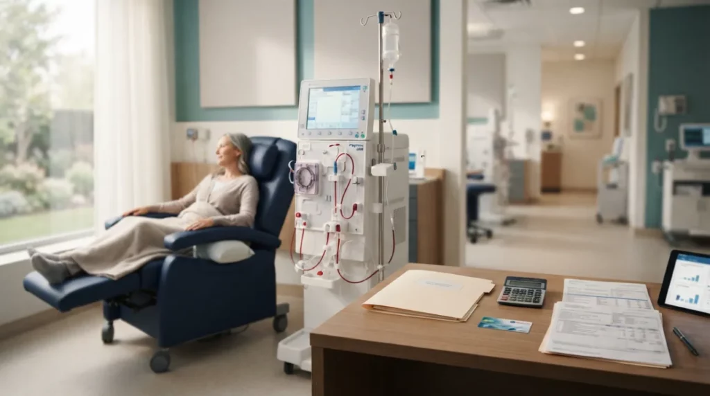 Dialysis treatment costs and insurance coverage guidance at ANC